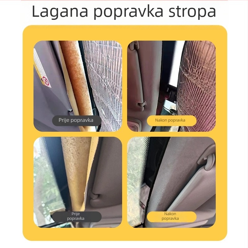 Lepilo za popravak tkanine unutrašnjeg stropa automobila – samoljeplivo raspršujuće ljepilo za tkaninu stropa