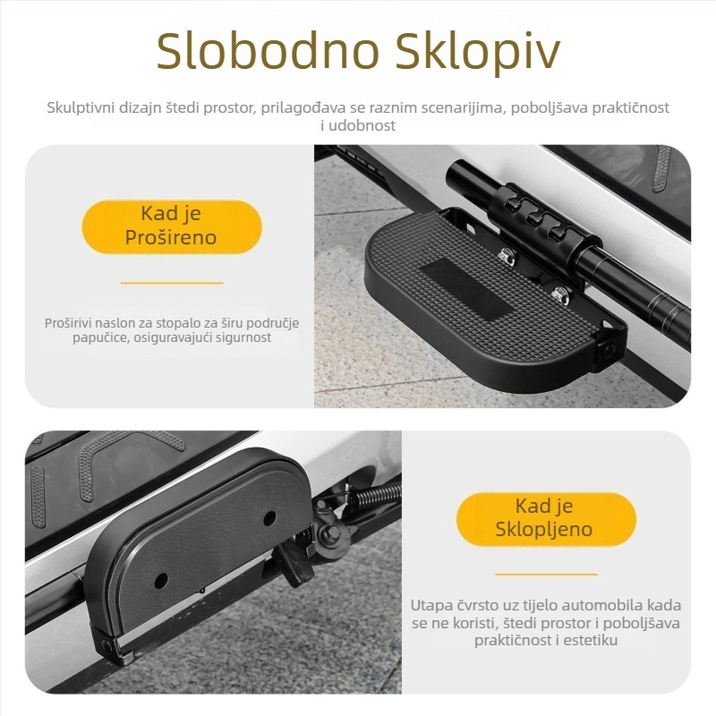 Komplet za ugradnju prednjeg pedala za stopalo u električno vozilo