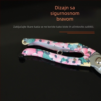 GEESONG Ju Zheng Sheng Žuto držane škare za cvijeće i podrezivanje za kućnu njegu vrta