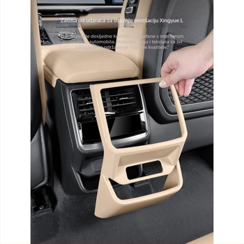 Geely Xingyue L stražnji otvor za ventilaciju – komplet internih naljepnica s panelom protiv udaraca nogama (Brend: Other; Materijal: Other; Funkcija: Other; Pozicija: Other; Primjenjive marke automobila: Other)