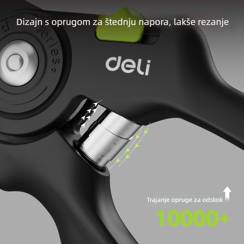 Deli DL-YL0002 škare za podrezivanje grana – za grane cvijeća i voćnih stabala, vrt i šumska upotreba