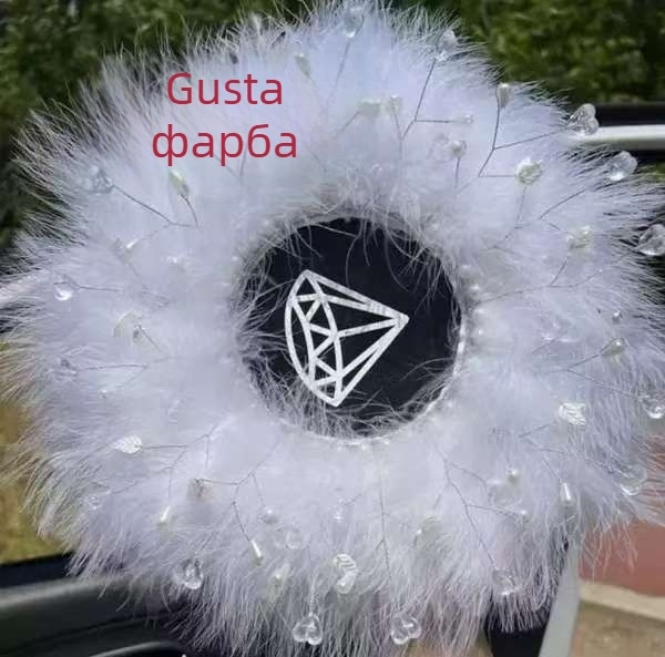 Protuklizna podloga za ploču upravljača automobila od silikonske gume, s dekorom bisera i pera