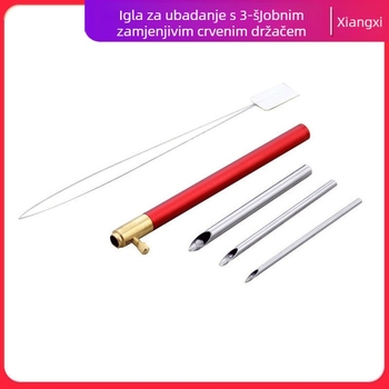 Jianjian komplet za šivanje vezenje s izmjenjivim 3-glavnim iglama, alati DIY, pakiranje 1000 kom., ukupna težina 15 g