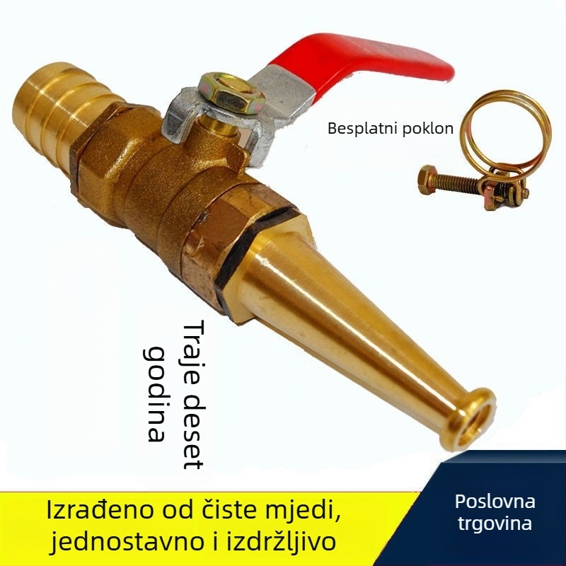 Visokotlačni vodeni pištolj za čišćenje svinja ograđivanja i farmi — bakreno kućište, višenamjenski za pranje automobila i svinja
