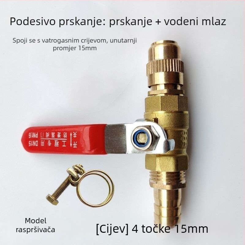 Visokotlačni vodeni pištolj za čišćenje svinja ograđivanja i farmi — bakreno kućište, višenamjenski za pranje automobila i svinja