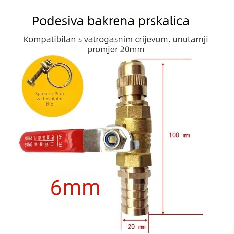 Visokotlačni vodeni pištolj za čišćenje svinja ograđivanja i farmi — bakreno kućište, višenamjenski za pranje automobila i svinja