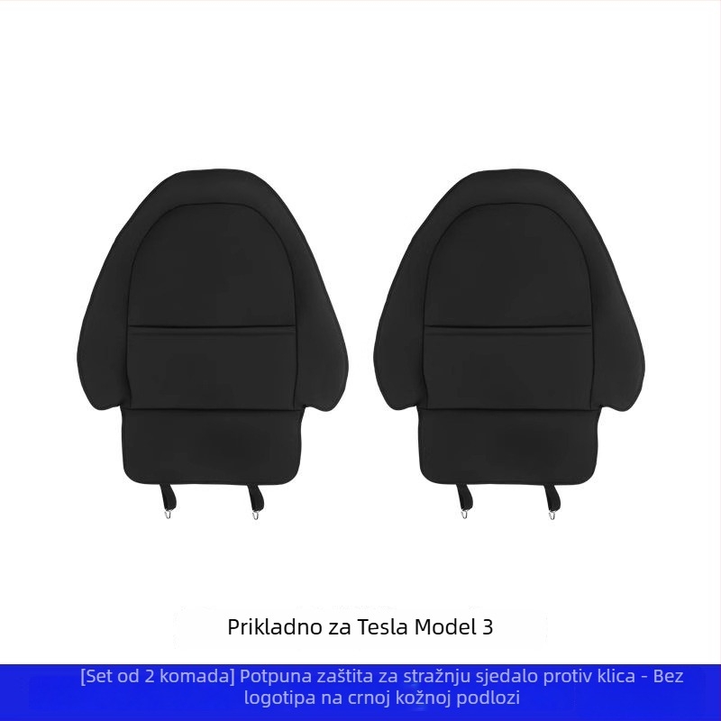 Kožni zaštitnik stražnje naslonske za Tesla Model 3/Y, potpuno pokriće, anti-kick