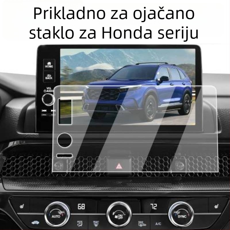 Maosen optics Kaljeno staklo zaštita zaslona GPS navigacije za Honda CR-V 2023–2025, otporno na ogrebotine, otporno na habanje, otisci prstiju