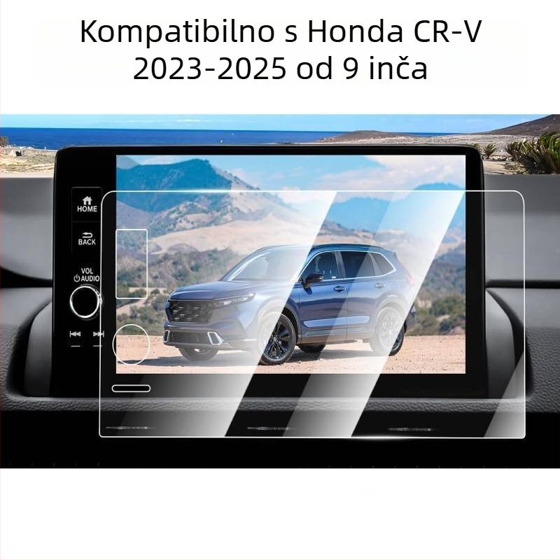 Maosen optics Kaljeno staklo zaštita zaslona GPS navigacije za Honda CR-V 2023–2025, otporno na ogrebotine, otporno na habanje, otisci prstiju