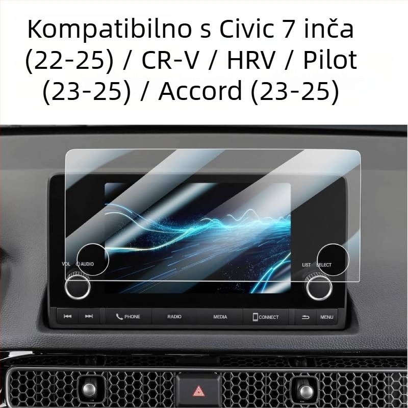 Maosen optics Kaljeno staklo zaštita zaslona GPS navigacije za Honda CR-V 2023–2025, otporno na ogrebotine, otporno na habanje, otisci prstiju