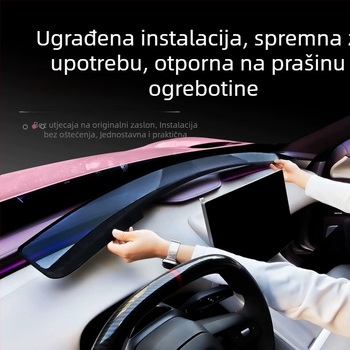 HUD zaštitni poklopac za Xiaomi Yu7 Sky Screen – unutarnja zaštita i zaštita od prašine