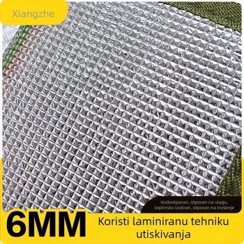 Soar kamp madrac s dvostranim aluminijskim filmom, EVA materijal; težina 350/550/700 g; model Thickened aluminum film moisture-proof pad; pogodan za 1–4 osobe
