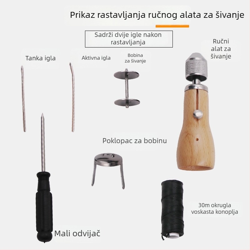 Ručni alat za šivanje – jednostavan stil, marka Three pieces of help, licencirane privatne marke