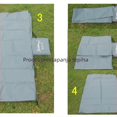 Podložka za šator od Oxford platna, otporna na habanje i vodonepropusna, za 4-6 osoba; Materijal: Oxford platno; Težina: 250; Kapacitet: 4-6 osoba
