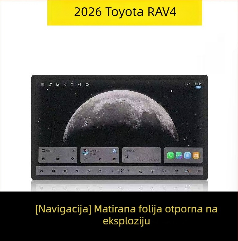Zaštitna folija za središnji zaslon navigacije Toyota RAV4 za 26 modela