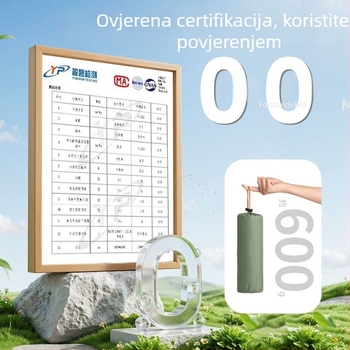 Naduvljiva spavaća podloga za kampiranje, najlon, za jednu osobu, protuklizna i otporna na vlagu