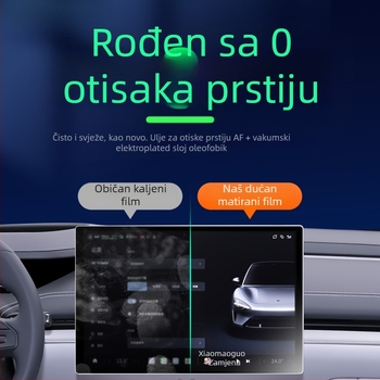Univerzalni zaštitni film za zaslon središnje konzole za navigaciju i interijer (PET, otporan na visoke i niske temperature)