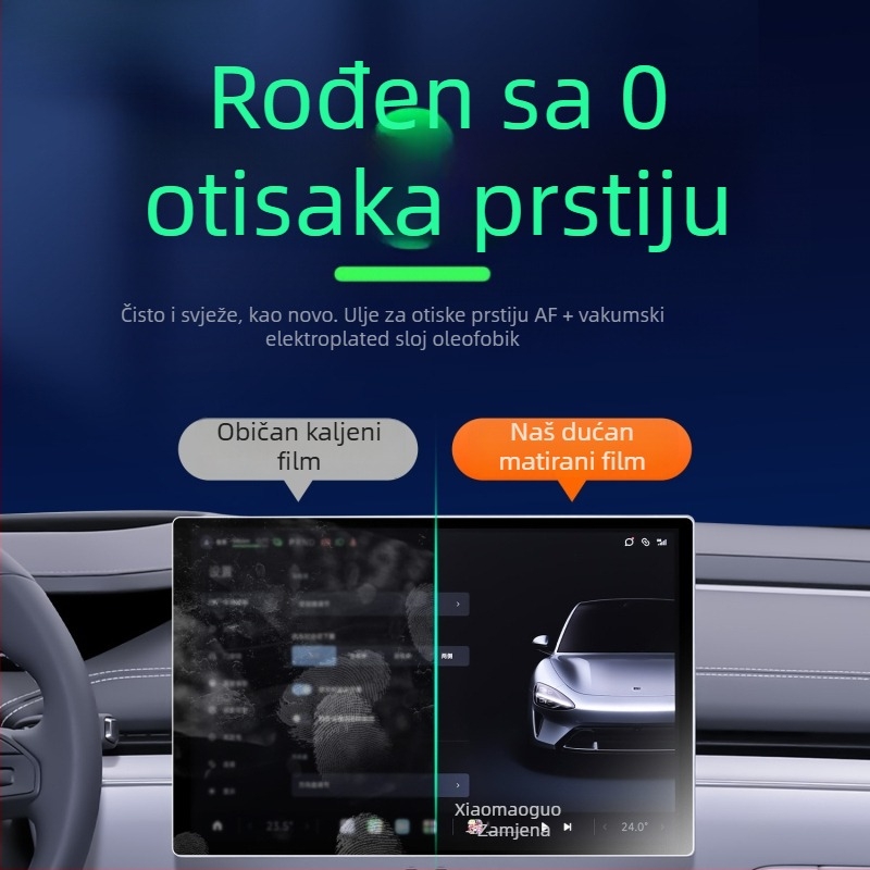 Univerzalni zaštitni film za zaslon središnje konzole za navigaciju i interijer (PET, otporan na visoke i niske temperature)