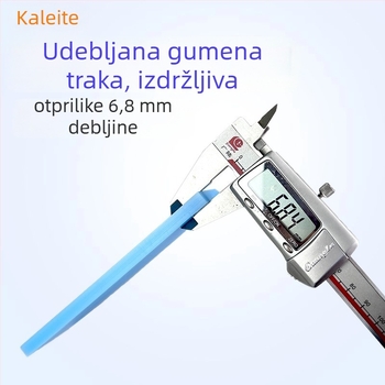 Alat za ugradnju automobilske folije – gumena traka od telećeg tetiva i tvrdi stakleni scraper, KALETTE, 55 g