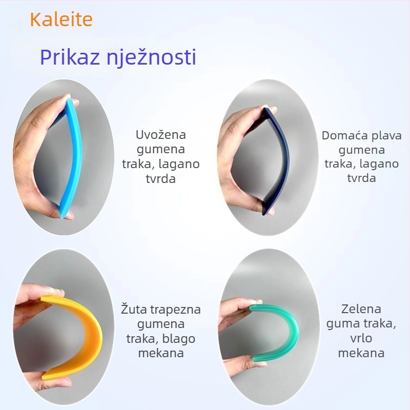 Alat za ugradnju automobilske folije – gumena traka od telećeg tetiva i tvrdi stakleni scraper, KALETTE, 55 g