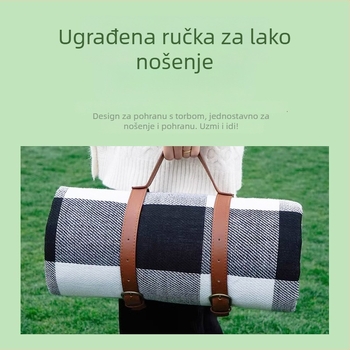 Akrilni vanjski prostir za piknik i kampiranje, s slojem spužve i vodootpornim PEVA, Model 018, Težina 760 g, pogodan za više osoba
