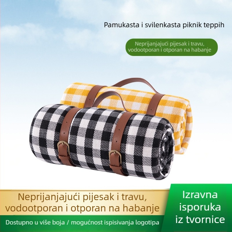 Akrilni vanjski prostir za piknik i kampiranje, s slojem spužve i vodootpornim PEVA, Model 018, Težina 760 g, pogodan za više osoba