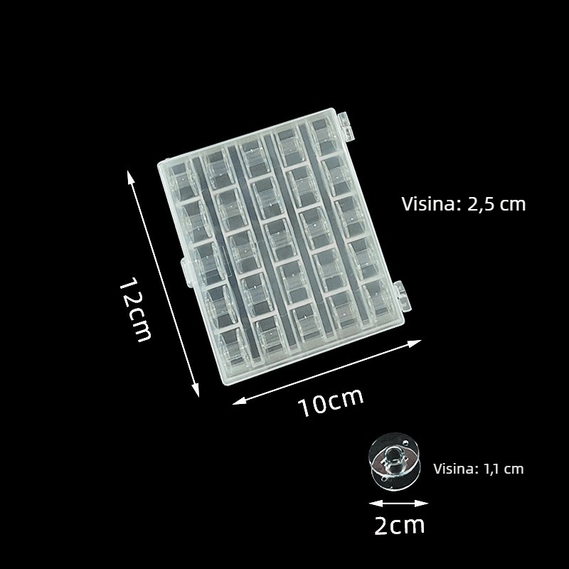 Pribor za šivanje — Weijian, set špulja, 200 kom, 0,2 kg, materijal: drugi, stil: domaći