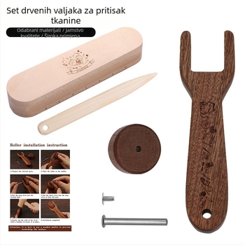 Drveni pritiskajući valjak za šivanje – Yl marka, 384,2 g, slatkog stila, kućno šivanje DIY