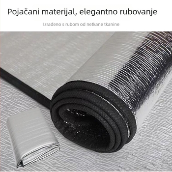 Satel za šator od bisernog pamuka s aluminijskim filmom, vodootporan za kampiranje, dom i studentski dom, 350 g