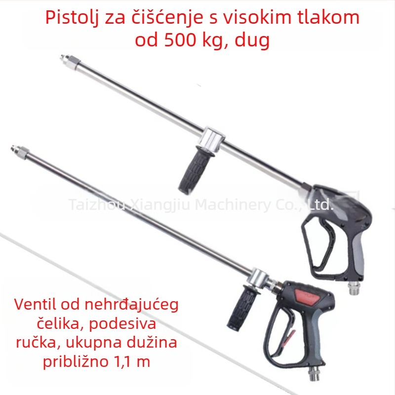 Nerđajući čeli vodeni pištolj s nylon drškom, glava pištolja od nehrđajućeg čelika, težina 3000 g