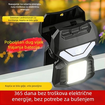 Vanjsko solarno klips svjetlo s senzorom pokreta, zidno svjetlo za ogradu, u obliku srca