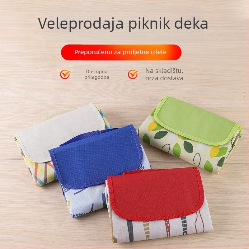 Vanjska piknik podloga — Oxford materijal, vodootporna i otporna na vlagu, model FC-52, težina 300–700 g, pogodno za 3–7 osoba