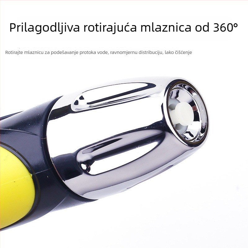 Tiger Knight visokotlačni pištolj za raspršivanje, glava pištolje od inženjerskih plastika i ručka od inženjerskih plastika | domet mlaza 8 | Pogodno za pranje automobila i zalijevanje cvijeća i povrća