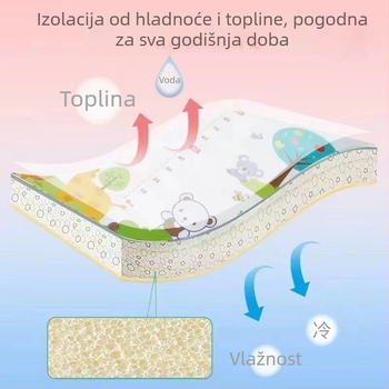 Prijenosni sklopivi madrac za odmor u uredu, ljetno hlađenje, madrac za spavanje na podu, debeo, za 1–2 osobe