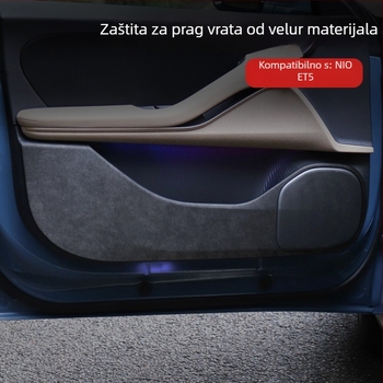 SNBLO suede unutarnji panel vrata zaštita Weilai ET5 – prilagodljivo obradi
