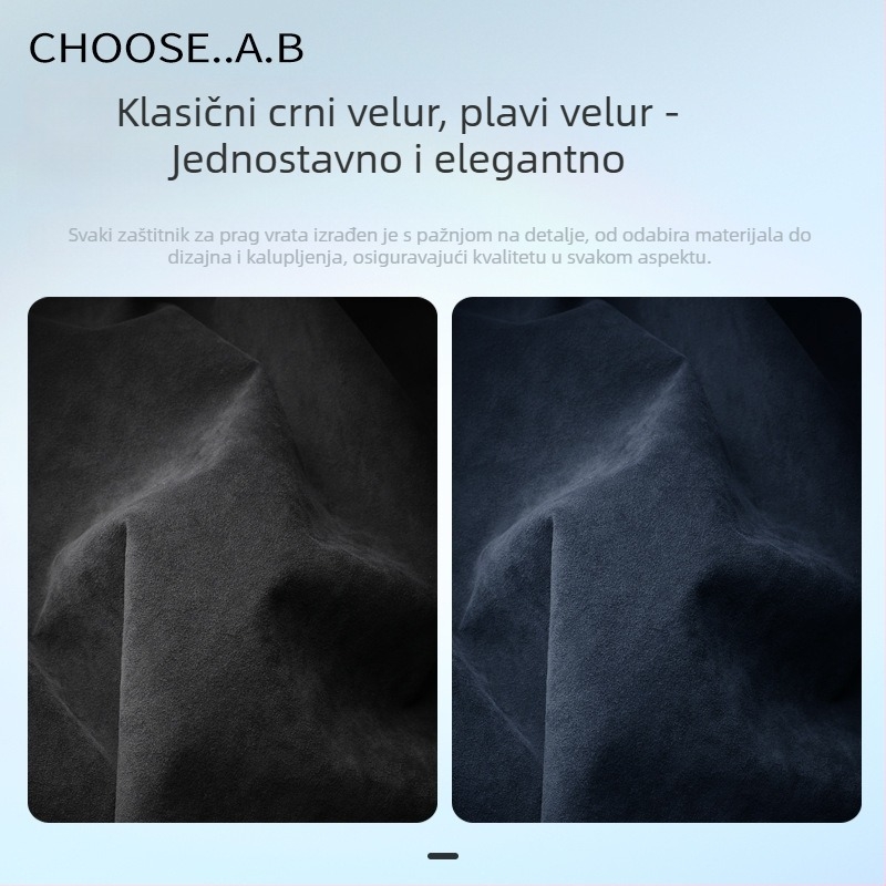 SNBLO suede unutarnji panel vrata zaštita Weilai ET5 – prilagodljivo obradi