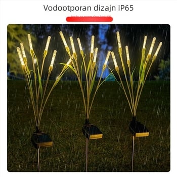 Vanjske solarne LED lampe za dvorište, dekorativne atmosferske svjetiljke, IP65 vodootporne, ABS kućište, model Bubble wand, osvjetljenje 6–12 sati