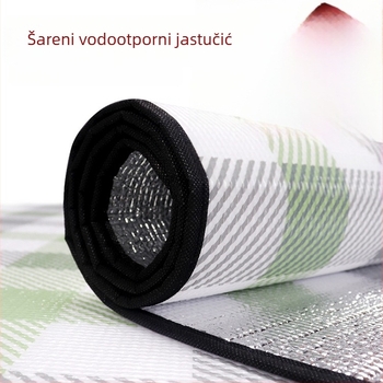 Debeli aluminijski film s zaštitom od vlage za kampiranje i piknik, prijenosni, otporan na habanje i vodootporan