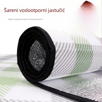 Debeli aluminijski film s zaštitom od vlage za kampiranje i piknik, prijenosni, otporan na habanje i vodootporan