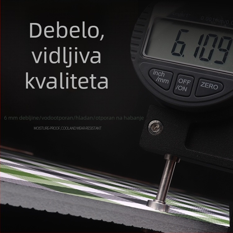 Debeli aluminijski film s zaštitom od vlage za kampiranje i piknik, prijenosni, otporan na habanje i vodootporan