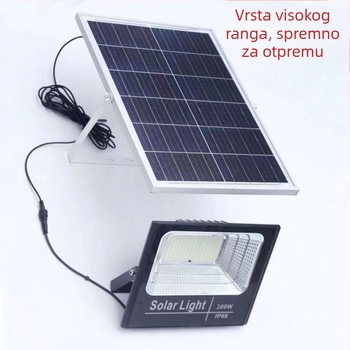 Solarsko vanjsko dvorišno osvjetljenje, IP67, SMD 2835, 300W+, 36V i manje, trajanje rada 16–24 h