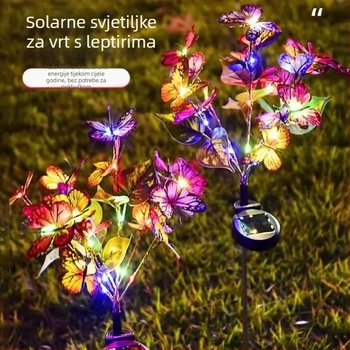 Solarne krajinske lampe s nehrđajućim čeličnim kućištem, LED svjetlo, ugradnja u tlo za vanjsku upotrebu, IP55, solarno napajanje (model 15466, prilagodljivo)