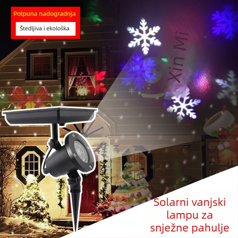 Solarne LED pahulje za travnjak i dvorište – IP65, 6W, 5V, 6–12 sati rada, Model MXS-090