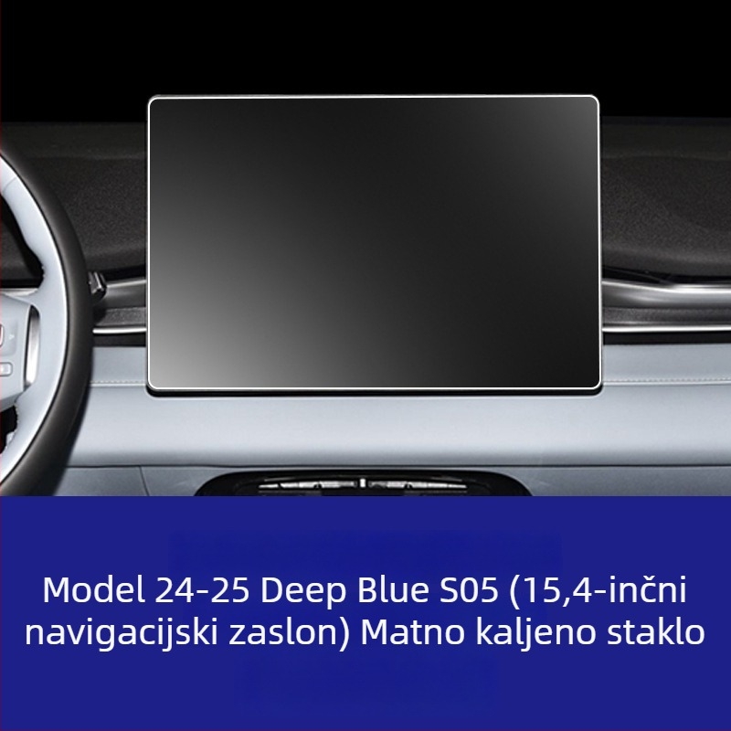 Zaštitni film od kaljenog stakla za navigacijski zaslon i središnju konzolu Changan Deep Blue S05