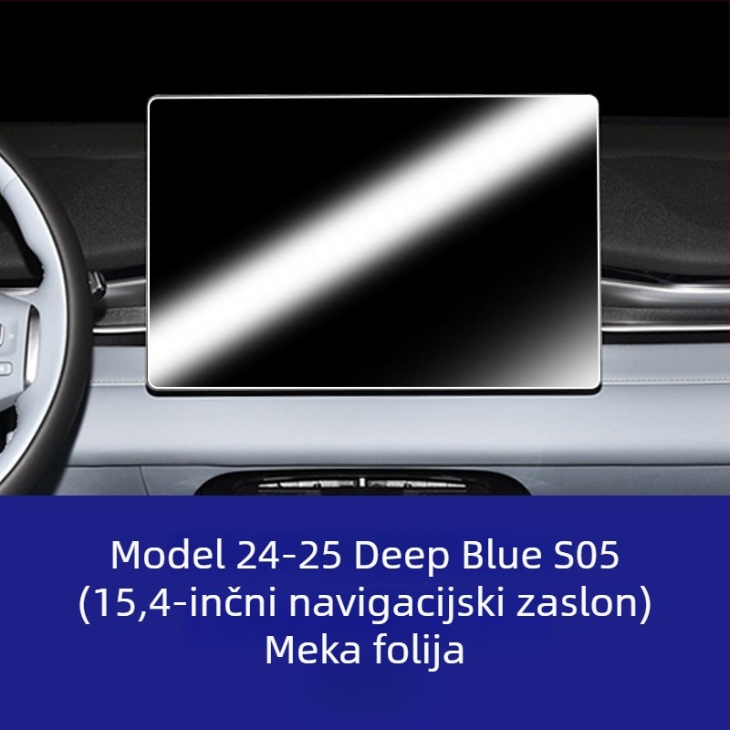 Zaštitni film od kaljenog stakla za navigacijski zaslon i središnju konzolu Changan Deep Blue S05