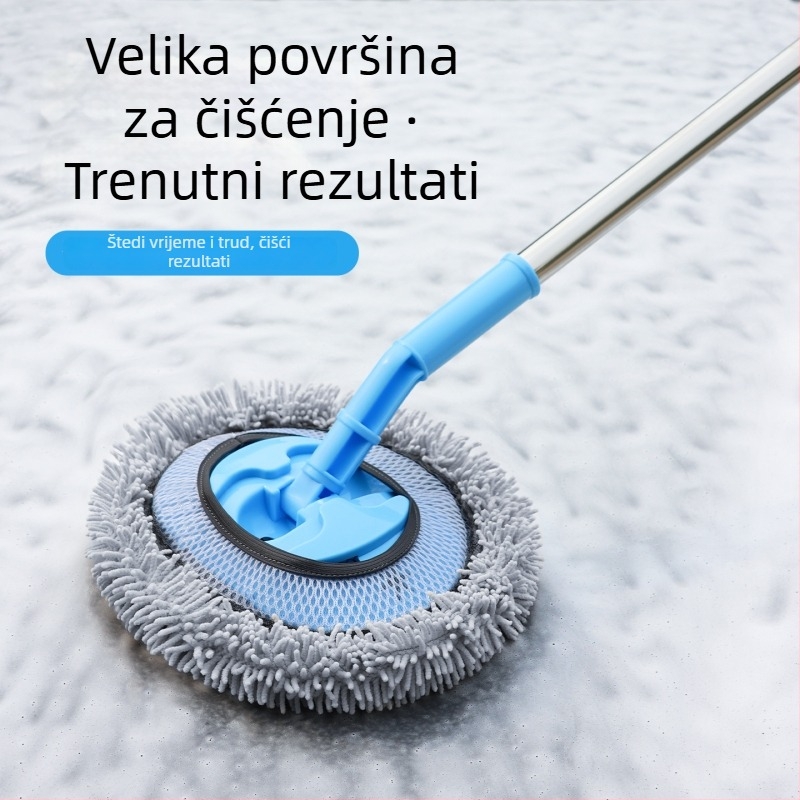 Mop za pranje automobila s ručkom od nehrđajućeg čelika, sklopiv, ne oštećuje boju, izdržljiv – ovlaštena privatna marka Zhen shang, mogućnost prilagodbe