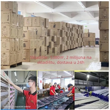 Solarna vanjska zidna svjetiljka za vrt s senzorom pokreta, IP65, 10W, 3.2V, radno vrijeme 12–16h