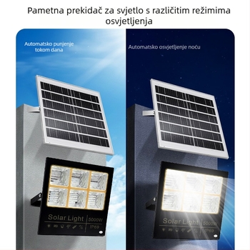Solarni LED reflektor za vanjsku upotrebu IP65 s daljinskim upravljačem, snaga 100, model XZ-HJG-4