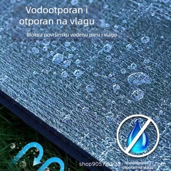 Vlažno otporan podložak za kampiranje, debeli madrac za šator, sklopiva podloga za piknik