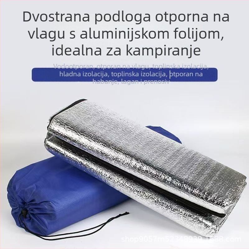 Vlažno otporan podložak za kampiranje, debeli madrac za šator, sklopiva podloga za piknik